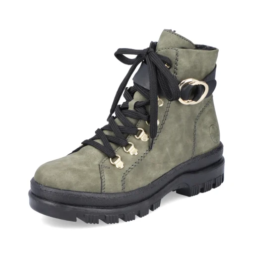 Rieker Damen Biker Boots laubgrün