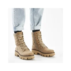 Rieker Damen Biker Boots braunbeige