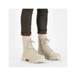 Rieker Damen Biker Boots hellbeige