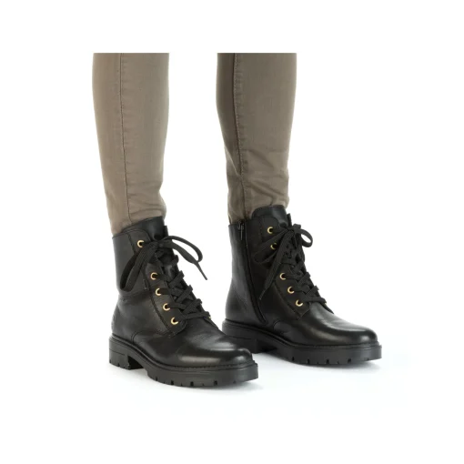 Rieker Damen Biker Boots nachtschwarz