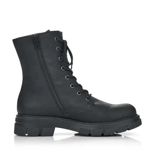 Rieker Damen Biker Boots graphitschwarz