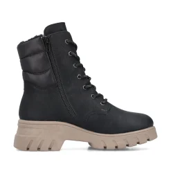 Rieker Damen Biker Boots urbanschwarz