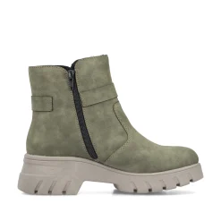 Rieker Damen Biker Boots schilfgrün