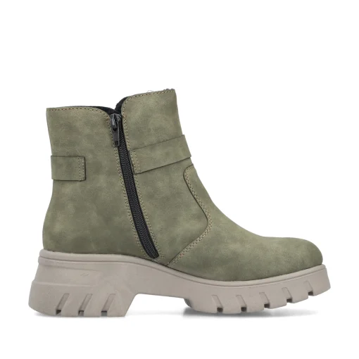 Rieker Damen Biker Boots schilfgrün
