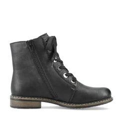 Rieker Damen Biker Boots tiefschwarz