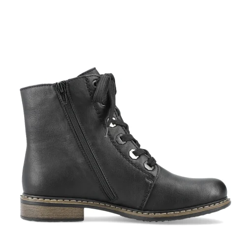 Rieker Damen Biker Boots tiefschwarz