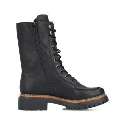 Rieker Damen Biker Boots asphaltschwarz