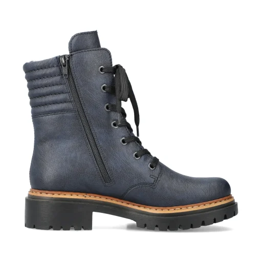 Rieker Damen Biker Boots pazifikblau
