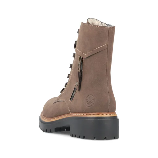 Rieker Damen Biker Boots holzbraun