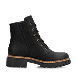 Rieker Damen Biker Boots nachtschwarz