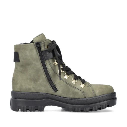 Rieker Damen Biker Boots laubgrün
