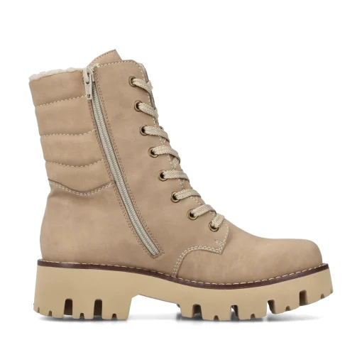 Rieker Damen Biker Boots braunbeige