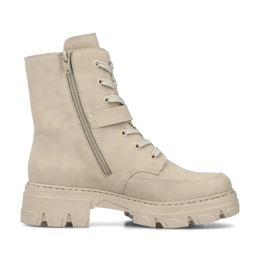 Rieker Damen Biker Boots hellbeige