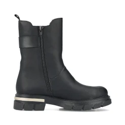 Rieker Damen Biker Boots urbanschwarz