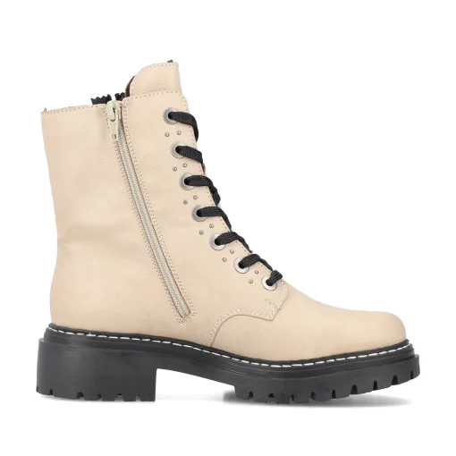 Rieker Damen Biker Boots vanillebeige