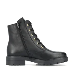 Rieker Damen Biker Boots nachtschwarz