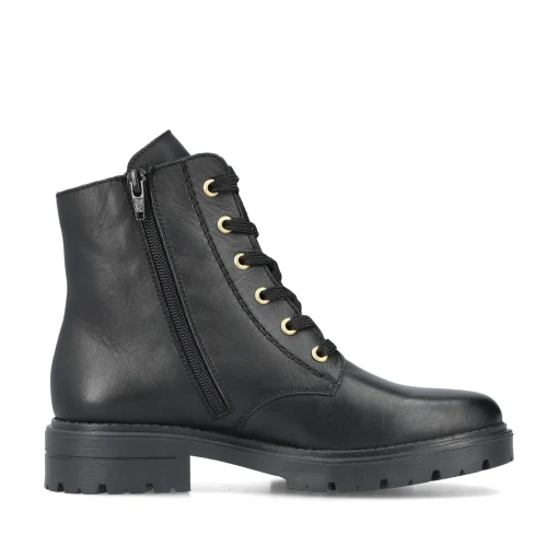 Rieker Damen Biker Boots nachtschwarz