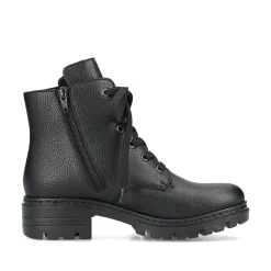 Rieker Damen Biker Boots nachtschwarz