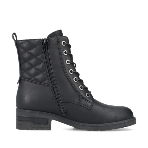 Rieker Damen Biker Boots nachtschwarz