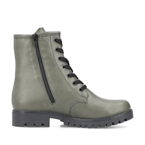 Rieker Damen Biker Boots graugrün