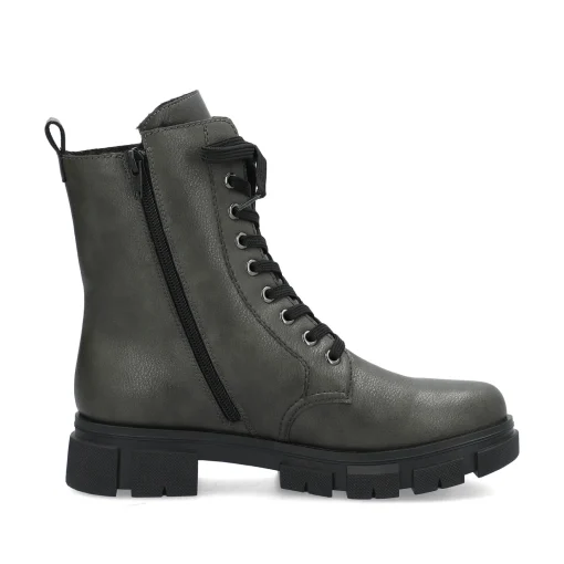 Rieker Damen Biker Boots grüngrau