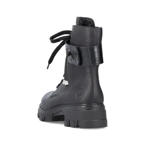 Rieker Damen Biker Boots tiefschwarz