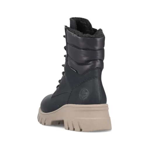 Rieker Damen Biker Boots urbanschwarz