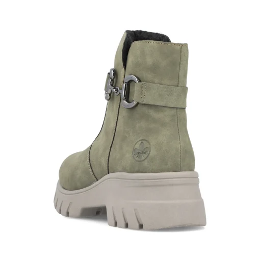 Rieker Damen Biker Boots schilfgrün