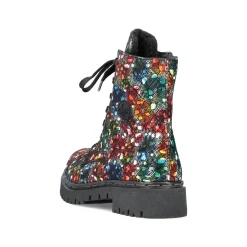 Rieker Damen Biker Boots bunt