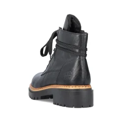 Rieker Damen Biker Boots nachtschwarz