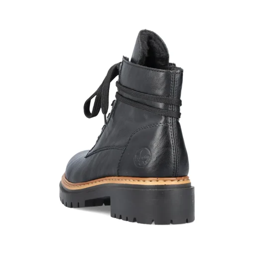 Rieker Damen Biker Boots nachtschwarz