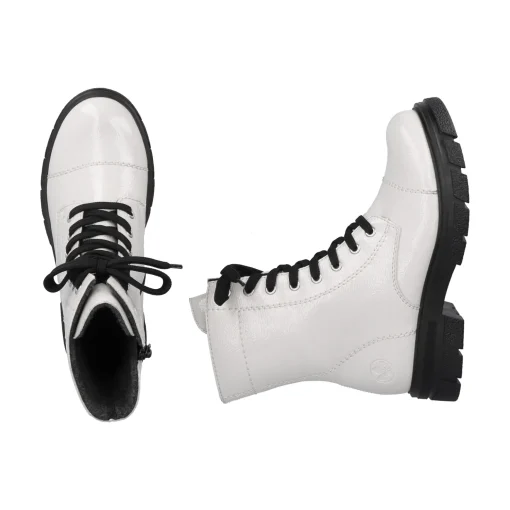 Rieker Damen Biker Boots reinweiß