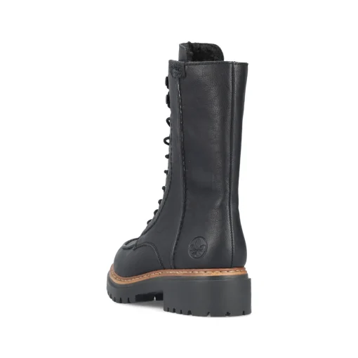 Rieker Damen Biker Boots asphaltschwarz