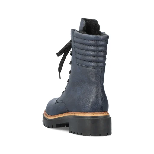 Rieker Damen Biker Boots pazifikblau