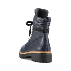 Rieker Damen Biker Boots königsblau