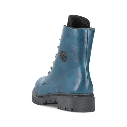 Rieker Damen Biker Boots petrol