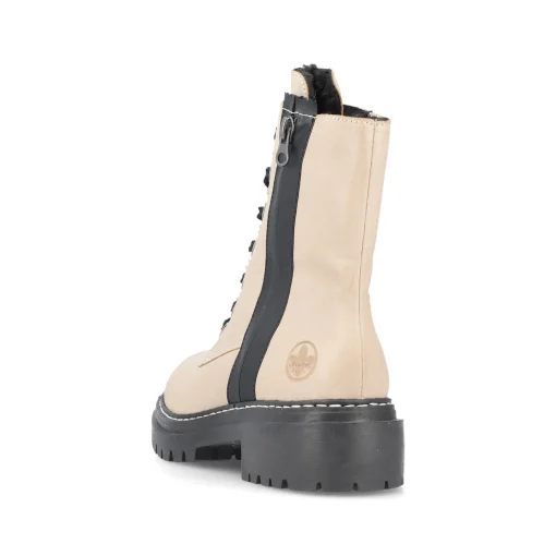 Rieker Damen Biker Boots vanillebeige