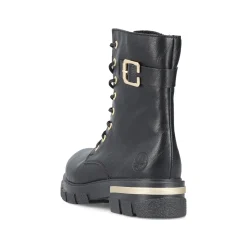 Rieker Damen Biker Boots nachtschwarz