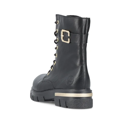 Rieker Damen Biker Boots nachtschwarz