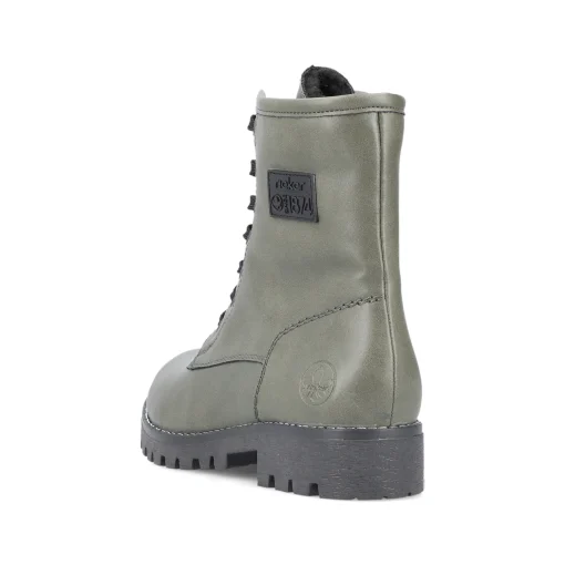 Rieker Damen Biker Boots graugrün