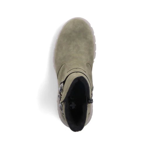Rieker Damen Biker Boots schilfgrün