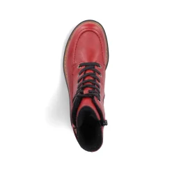 Rieker Damen Biker Boots erdbeerrot