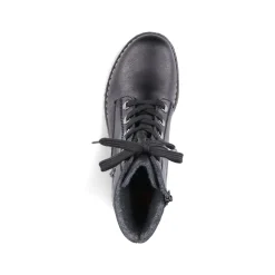 Rieker Damen Biker Boots tiefschwarz