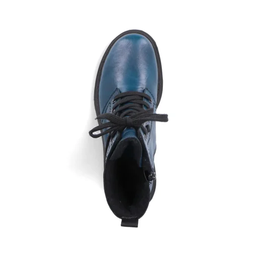 Rieker Damen Biker Boots cyanblau