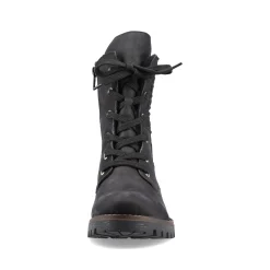 Rieker Damen Biker Boots tiefschwarz