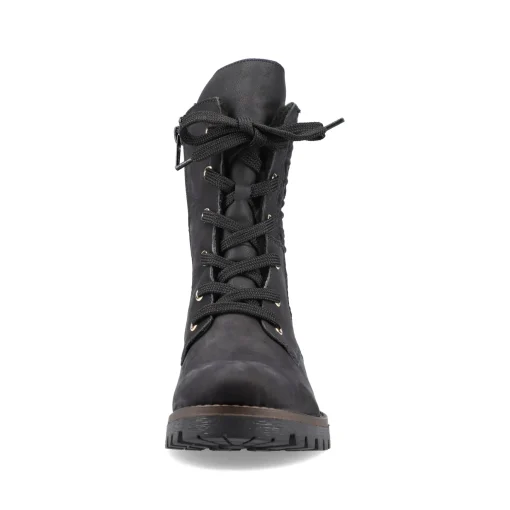 Rieker Damen Biker Boots tiefschwarz