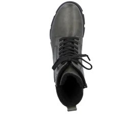 Rieker Damen Biker Boots grüngrau