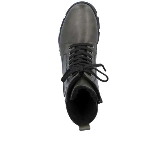 Rieker Damen Biker Boots grüngrau