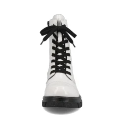Rieker Damen Biker Boots reinweiß