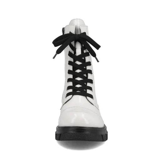Rieker Damen Biker Boots reinweiß